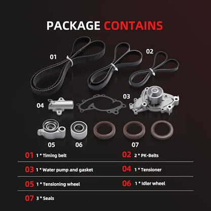 Engine Timing Belt Kit for Lexus ES330 RX330 2004-2006 - size: for ES330/ Camry/ Highlander/ Solara