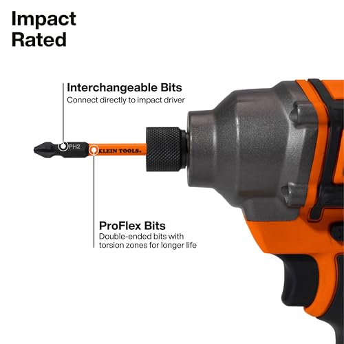 Klein Tools 32315HD 15-in-1 Multi-Bit Ratcheting Screwdriver, 8-Piece - size: 15-in-1 Driver