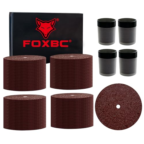 FOXBC 420 15/16 Inch Cut-Off Wheels Discs for Metal, Plastic - 100 Pack