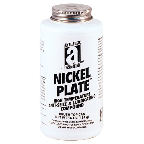Anti-Seize Technology 35018 Nickel Plate Anti-Seize Compound with Graphite Paste in A Non Melting Carrier, 16 oz., Silver/Gray - size: 16 oz