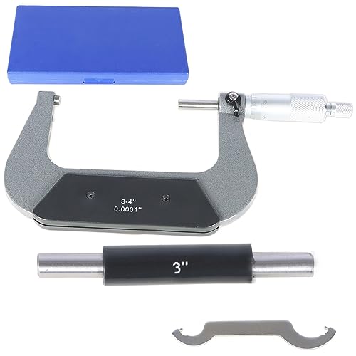 3-4 Inch Outside Micrometer 0.0001 Inch Accuracy Measuring Tool - size: 3-4 Inch