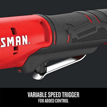 CRAFTSMAN V20 Cordless Ratchet Wrench, 3/8 inch Drive, 300 RPM, up to 35 ft-lbs of Torque, Bare Tool Only (CMCF930B) - style: V20 3/8 Inch Drive Ratchet