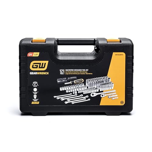 GEARWRENCH 121 Piece 72T SAE/Metric Mechanics Hand Tool Set | GW72SCBMTS - style: 121 Piece