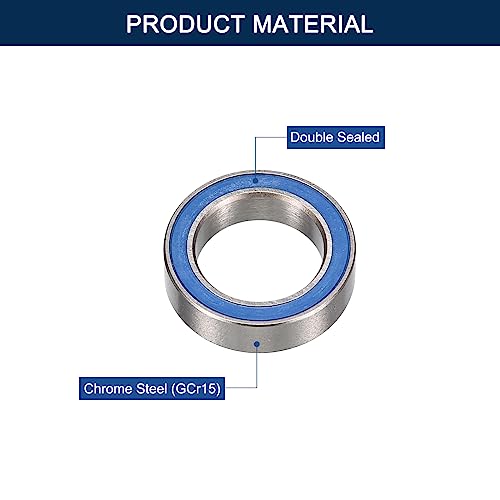 6700-2RS Deep Groove Ball Bearings, Z2 ID 10mm x OD 15mm x Width 4mm Double Rubber Sealed Ball Bearing Pre-Lubricated Chrome Steel Blue Z2 Lever10pcs - size: 6700-2RS 10x15x4mm