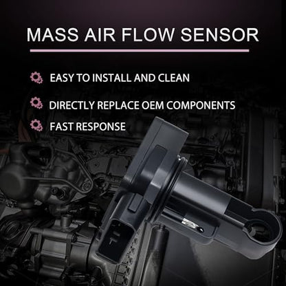Mass Air Flow Sensor Meter MAF 22204-22010 fit for Toyota 4Runner Avalon Camry Celica Corolla FJ Cruiser Highlander Matrix Prius Rav4 Solara Tacoma Tundra Yaris,fit for Lexus ES300 GS300 GS430