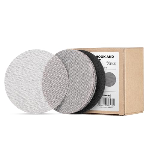 toolant Mesh Abrasive 6" Sanding Disc, 8 Hole, 180 Grit, 50Pcs - style: 6inch, 180 grit, 50pcs