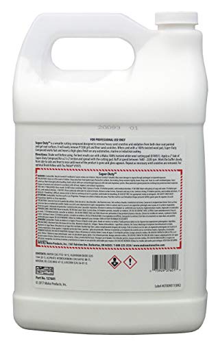 Malco Super Duty Heavy Cut Compound for Auto Paint Correction, 1 Gal. - size: 1 Gallon
