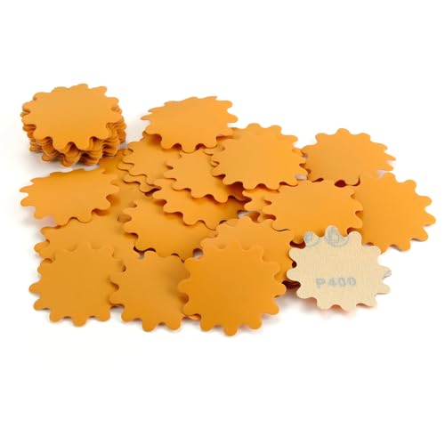 MAXMAN 2" Sanding Discs,400 Grit Alumina Orbital Sandpaper, Hook &Loop Pads - style: 400 Grit