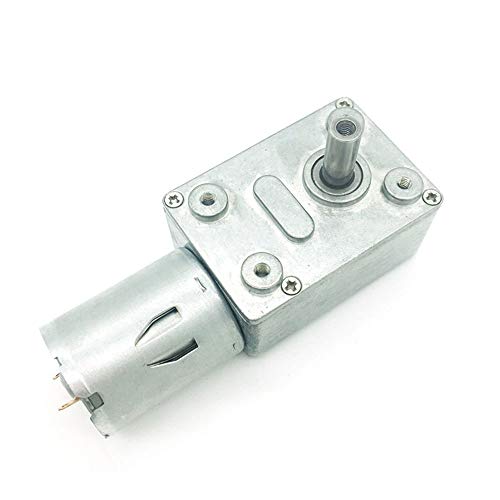 BRINGSMART JGY-370 12V 210rpm DC Worm Gear Motor Self-Lock Electric Motor - size: 12V 210rpm