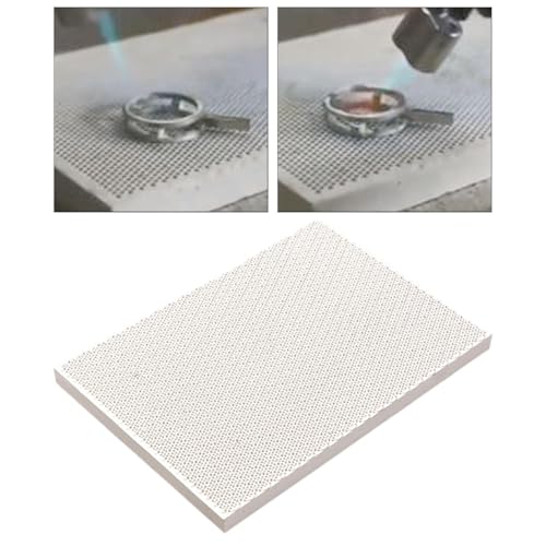 Honeycomb Welding Brick Honeycomb Soldering Board Easy Carrying with Holes Stable Heat Resistant for Jewelry Processing Tool, Rectangular L - color: Rectangular L