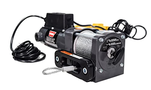 WARN AC Series Electric Winch 120V AC with 1000 lb Pulling Capacity (80010)