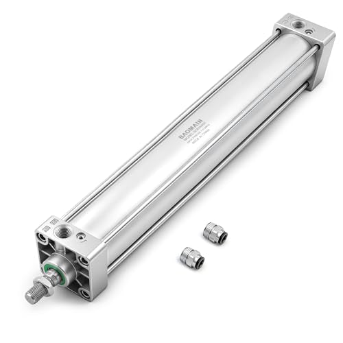 BAOMAIN Pneumatic Air Cylinder 2-1/2" Bore 17.72" Stroke SC63x450