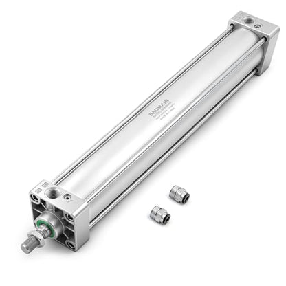 BAOMAIN Pneumatic Air Cylinder 2-1/2" Bore 17.72" Stroke SC63x450