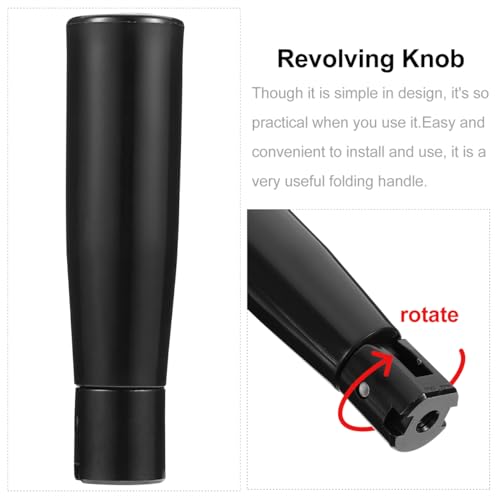iplusmile Foldable Crank Handle Revolving Handle Replacement for Lathe Milling Woodworking Printing Machinery 3.93 in 2 Pack