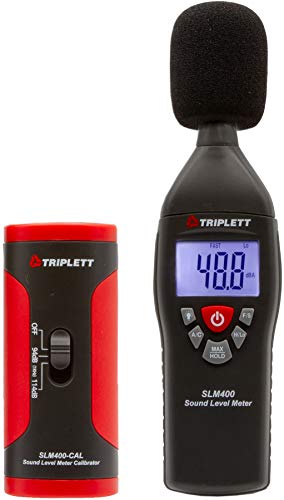 Triplett SLM400-KIT Decibel Sound Level Meter Kit, NIST Certified
