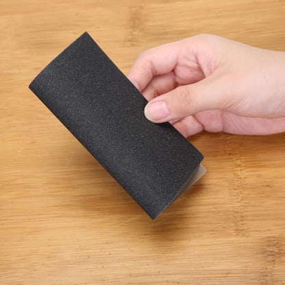 MAXMAN 1/4 Sheet Sandpaper, 4.5" x5.5" 180 Grit Silicone Carbide, for Wood - style: 180 grit