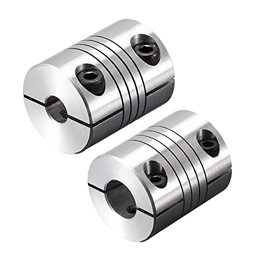 uxcell Motor Shaft 7mm to 12mm Helical Beam Coupler Coupling 25mm Dia 30mm Length - size: 7mm to 12mm