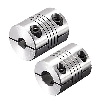 uxcell Motor Shaft 7mm to 12mm Helical Beam Coupler Coupling 25mm Dia 30mm Length - size: 7mm to 12mm