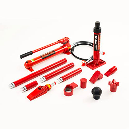 12 Ton Porta Power Hydraulic Jack Kit for Auto Body Frame Repair