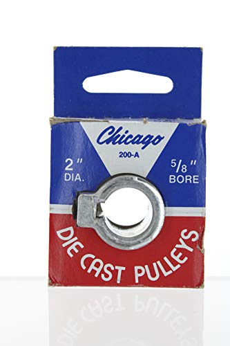 Chicago Die Casting 200A 5/8 2 in. Single V Groove 5/8 in. Pulley