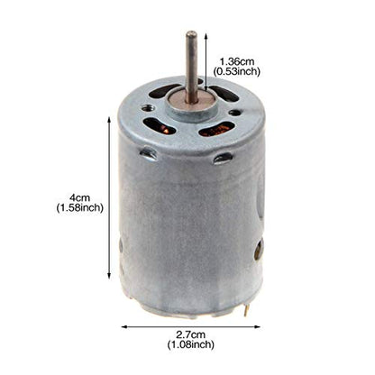 12V DC 6000RPM Mini Electric Motor Torque Magnetic for DIY Toys Cars 3Pcs - size: 6000 rpm DC 12 V 3 pcs