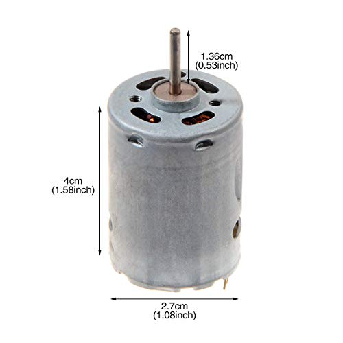 12V DC 6000RPM Mini Electric Motor Torque Magnetic for DIY Toys Cars 3Pcs - size: 6000 rpm DC 12 V 3 pcs