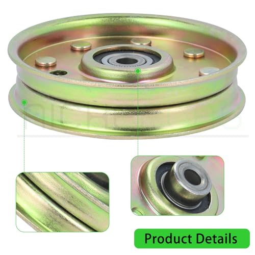 2 Pack 756-1229 Idler Pulley for Cub Cadet 50" RZT 50 RZT 42 Deck - color: A14 2x756-1229