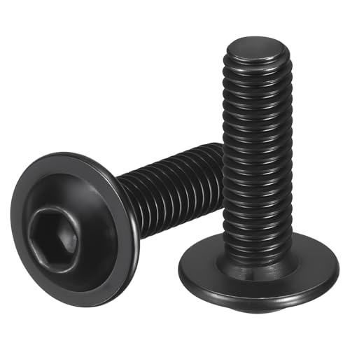 25pcs M6-1x20mm 304 SS Flanged Button Head Socket Cap Screws - size: M6-1x20