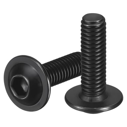 25pcs M6-1x20mm 304 SS Flanged Button Head Socket Cap Screws - size: M6-1x20