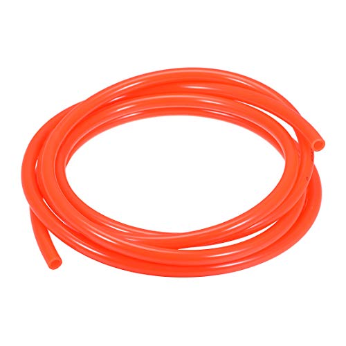 uxcell Pneumatic Air Tubing, 10mm OD x 6.5mm ID 3 Meter (118 Inch) Long PU Polyurethane Air Compressor Tubing Hose Pipe Orange - color: Orange, size: 3 meter