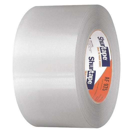 Shurtape AF975 AF-975 Aluminum Foil Duct Tape 3" x 50 Yds Silver Print, 72mm, - size: 72mm