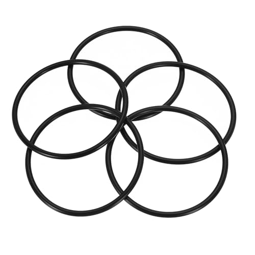 uxcell 5Pcs AS-344 O-Rings, Nitrile Rubber O-Rings 3-7/8" ID, 4-1/4" OD, 3/16" Width Round Sealing Gasket for Automotive Machine Plumbing Sealing Repair (70 Durometer, Black) - size: 3-7/8" ID, 4-1/4" OD, 3/16" Width