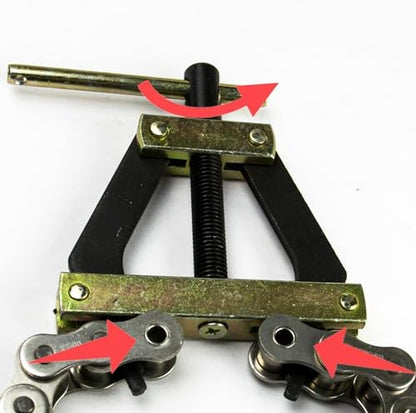 Jeremywell Roller Chain Connecting Puller Fits #60, 80, 100, 12B, 16B, 20B, C2040, C2042, C2050, C2052, A2040, A2050 Roller Chain, Holder - style: Chain Puller