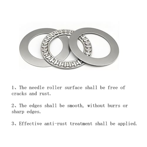 2PCS AXK3552 Thrust Needle Roller Bearings with Washers - size: 3552(35*52)