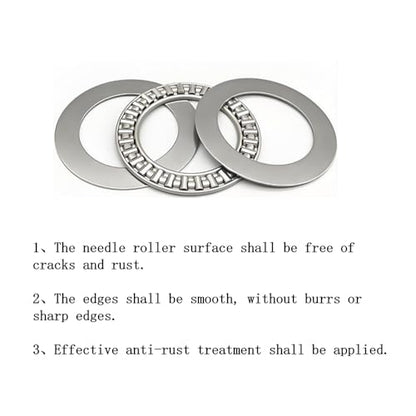 2PCS AXK1024 Thrust Needle Roller Bearings with Washers - size: 1024(10*24)