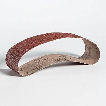 Mercer Industries 110060-4" x 24" Aluminum Oxide Sanding Belts, 60 Grit (10 Pack) - size: 4 x 24, style: 60 Grit