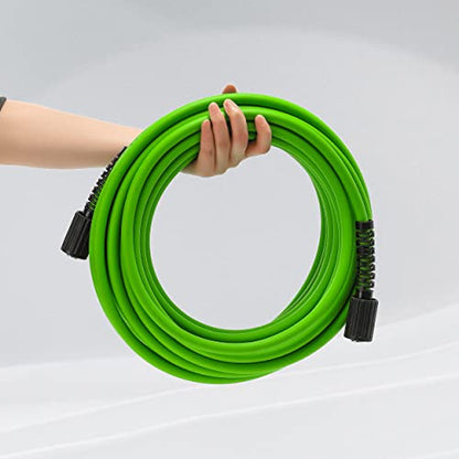 PWACCS Pressure Washer Hose, 1/4" x 25 FT Flexible Power Washing Hose - size: 1/4'' 25ft