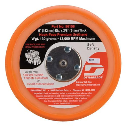 Dynabrade 56158 6-Inch Hook and Loop
