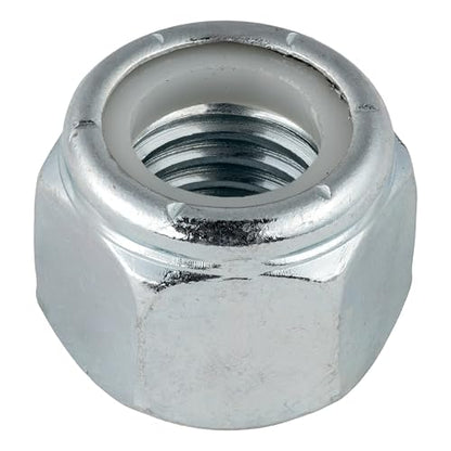 5/8"-11 (25 Pack) Nylock Hex Nuts, Grade 2, Nylon Insert Locknut by Makers Bolt - size: 5/8"-11 (25 pack)