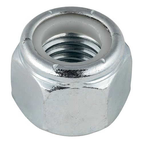 5/8"-11 (25 Pack) Nylock Hex Nuts, Grade 2, Nylon Insert Locknut by Makers Bolt - size: 5/8"-11 (25 pack)