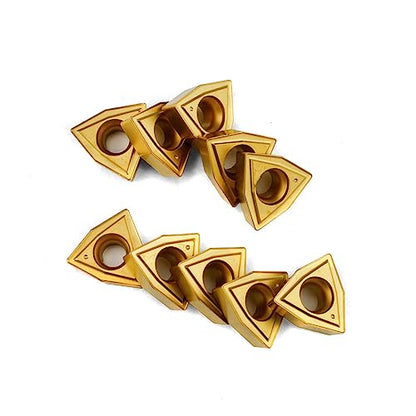 OSCARBIDE Carbide Inserts WCMT050304/WCMT2.52 Turning Inserts 10Pcs