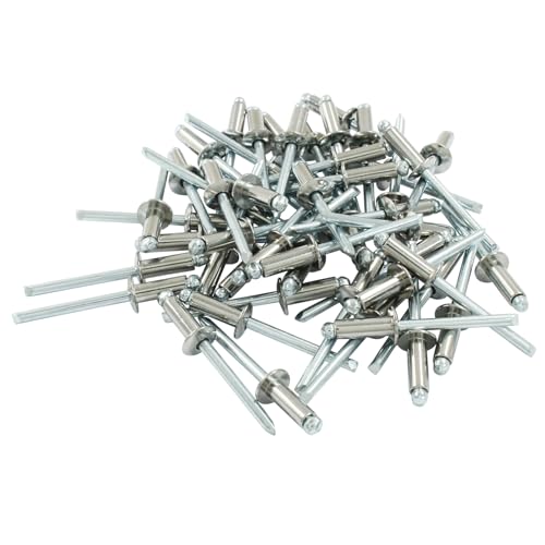 Stainless Steel Blind Rivet 3/16" x 1/2", 50 Pcs - size: 3/16" x 1/2"