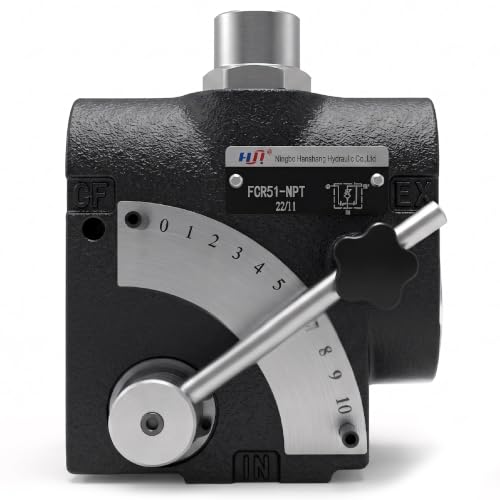 Hydraulic Adjustable Flow Directional Control Valve (1/2 NPT Port, 30 GPM, FCR51 with Relief) - size: 1/2" NPT Port, 30 GPM, style: FCR51 with Relief
