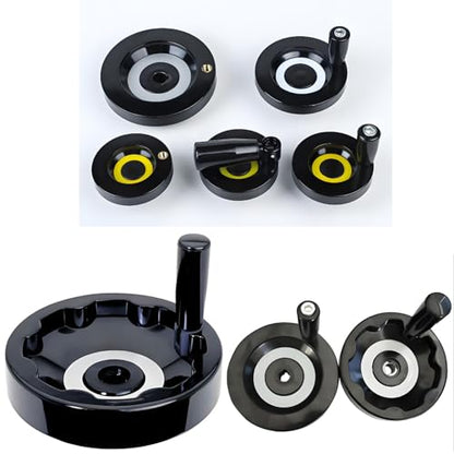 2 Pack M10 Revolving Handle for Trailer Jack and Lathe