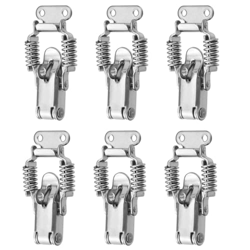 Spring Toggle Latch, 2.25 Inch Stainless, 6Pcs