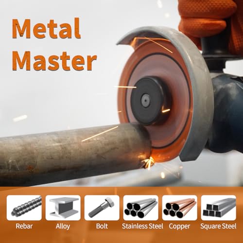 2 Pack Cut Off Wheels 4 1/2 Inch with 7/8" Arbor, Angle Grinder Cutting Disc, Diamond Cutting Wheel with 5000+ Cuts on INOX, Rebar, Angle Iron and Steel