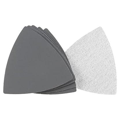 uxcell Triangular Sandpaper Hook and Loop Triangle Sanding Pad Fit 3-1/2" Oscillating Multi-Tool Silicon Carbide for Wet/Dry Use 2500 Grit 8pcs - size: 2500 Grit