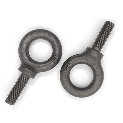 Lifting Shoulder Eye Bolt 5/8"-11 X 1-3/4" 2 Pcs, Industrial Grade Heavy Duty Forged Steel for Truck Tractor Bucket Use As Towing&Pulling Point - size: 5/8“-11