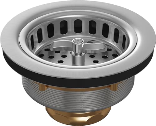 PROFLO PF1433BR 3-1/2" Basket Strainers - Stainless Steel