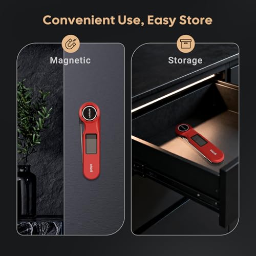 0.5S Instant Read Meat Thermometer Digital Candy Thermometer ±0.5℉ Accuracy